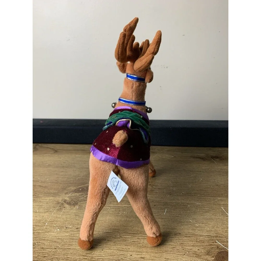 Applause Enchanted Prancer Christmas Reindeer 2002 Plush Toy Stuffed Animal Vtg